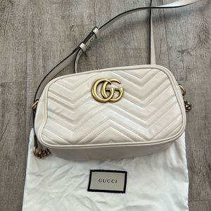 GUCCI Marmont small matelassé shoulder bag